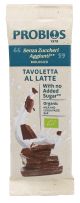TAVOLETTA DI CIOCCOLATO AL LATTE SENZA ZUCCHERI AGGIUNTI 50g PROBIOS